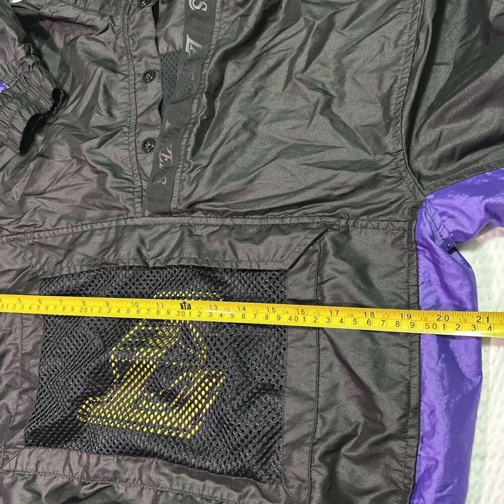 Vintage Nike Men’s Lakers 1/4 Zip Pullover Windbreaker AV0631-010 Size Small